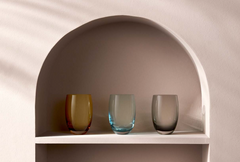 Handmade Colored Crystal Colored U 400 ml - Pack of 6