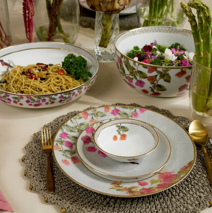 Bougainvillea Dinner Set (29 Pieces)