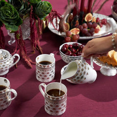 Noor Tea Set - (Tea pot, milk pot, sugar pot)