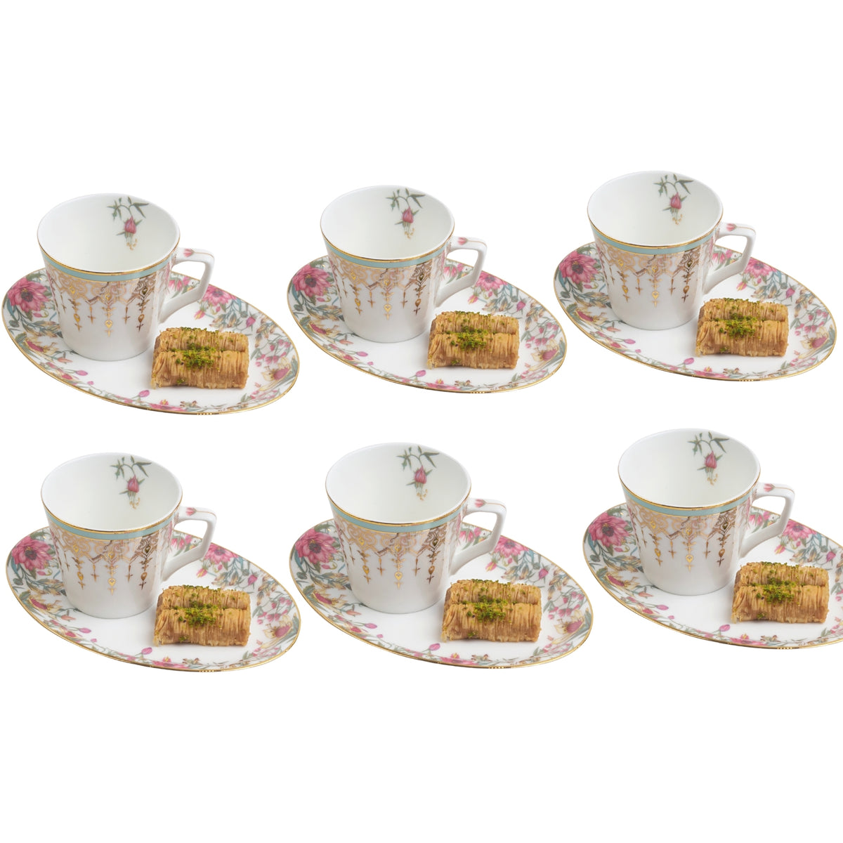 Zarah 6 Oval Cup & Saucer