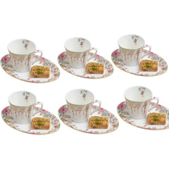 Zarah 6 Oval Cup & Saucer