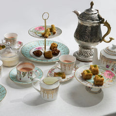 Zarah Oval Cup & Saucer - Set of 6