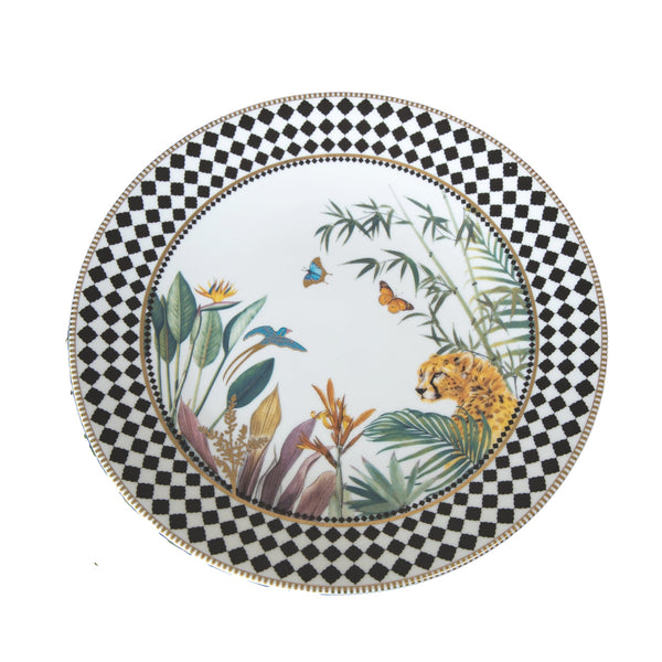 Tropical Round Serving Platter