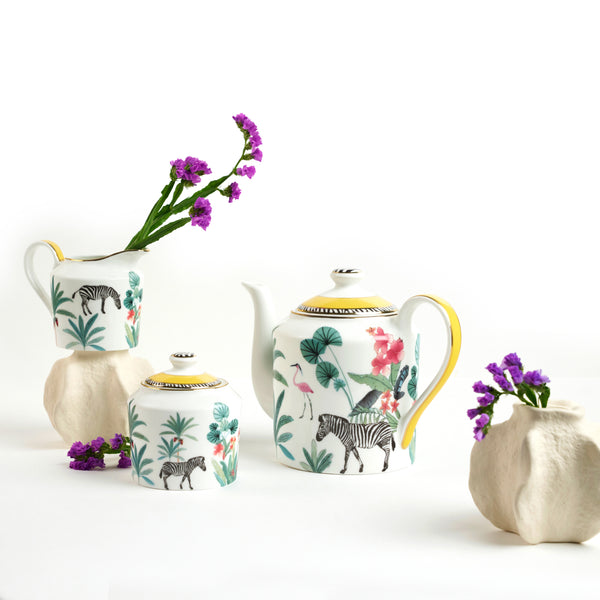 Savannah Tea Set - (Tea pot, milk pot, sugar pot)