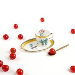 Savannah Oval Cup & Saucer  - Set of 6