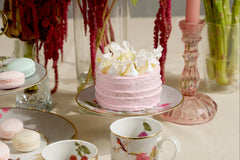 Bougainvillea Footed Stand - Set of 1