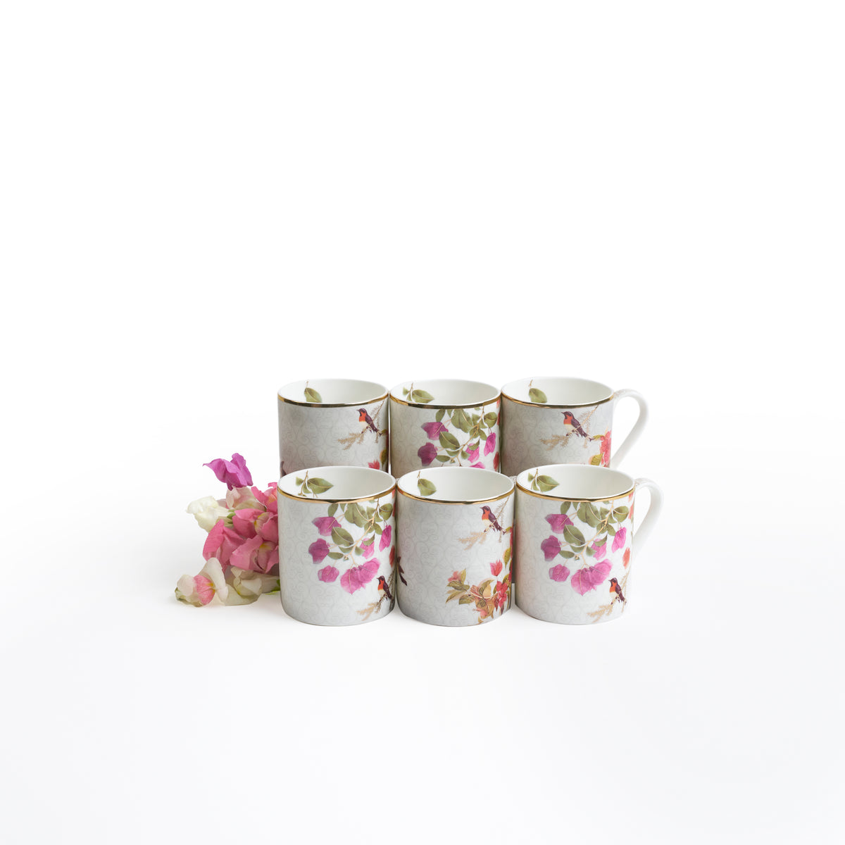 Bougainvillea Coffee Mug - Set of 6