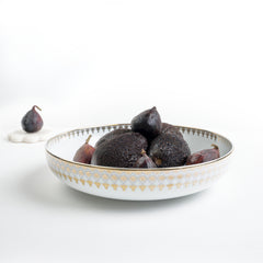 Noor Flat Large Serving Bowl