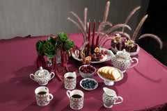 Noor Round Cup & Saucer- Set of 6