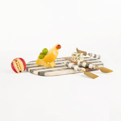 Zebra Cheese Knives - Set of 3