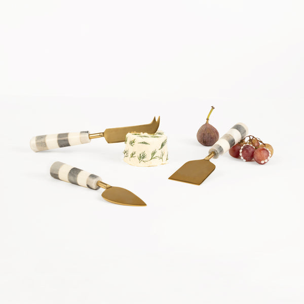 Zebra Cheese Knives - Set of 3