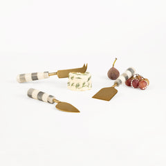 Zebra Cheese Knives - Set of 3