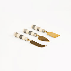 Zebra Cheese Knives - Set of 3