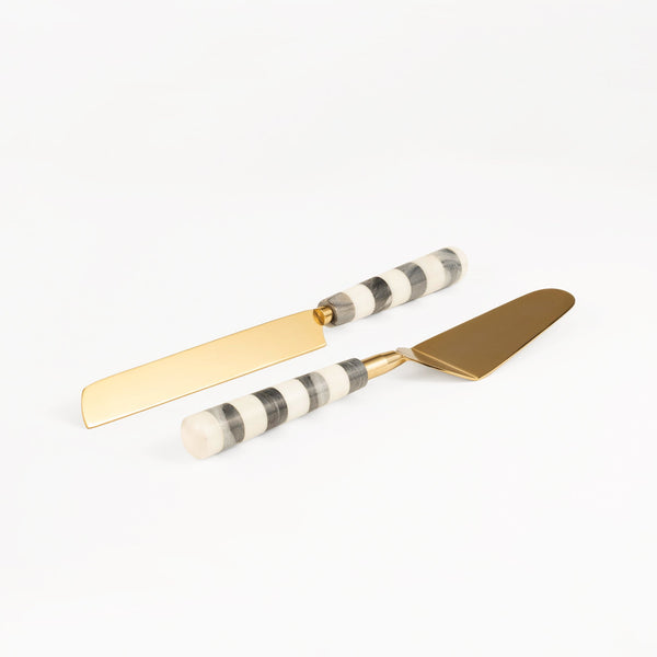 Zebra Cake Knives - Set of 2