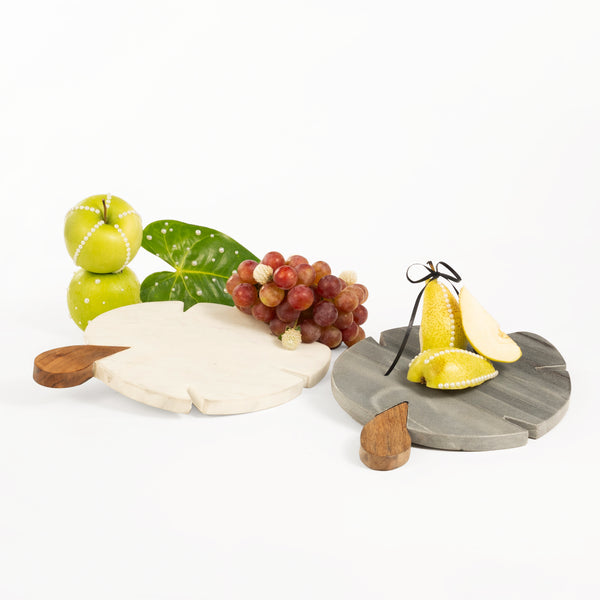 Zebra Leaf Platters - Set of 2