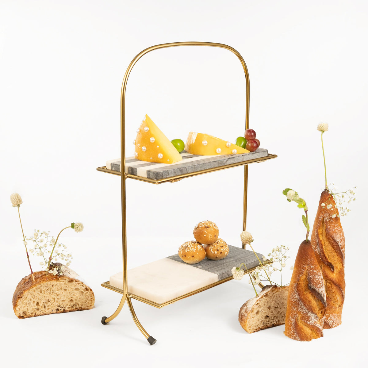 Zebra Two Tier Stand