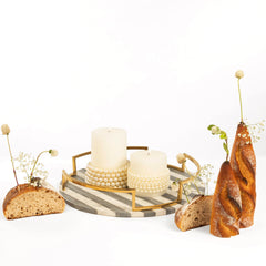 Zebra Round Tray