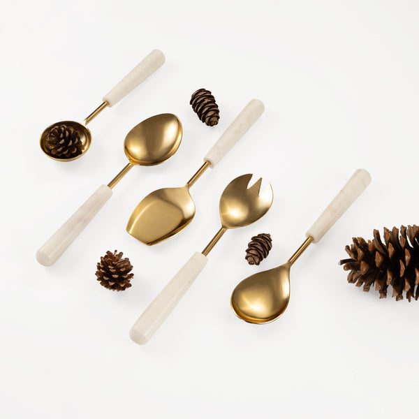 Marmoreal Serving Spoons- Set of 5
