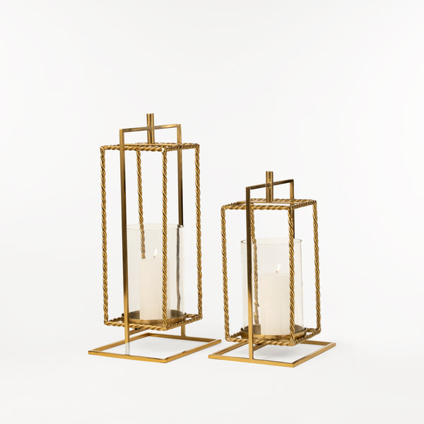 Cord Candle Stands - Set of 2