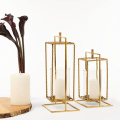 Cord Large Candle Stand