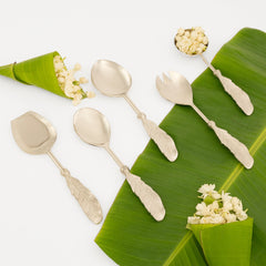 Leaf Serving Spoons - Set of 5