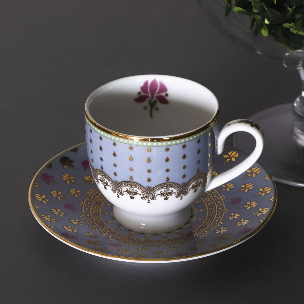 Heritage Round Cup & Saucer - Set of 6
