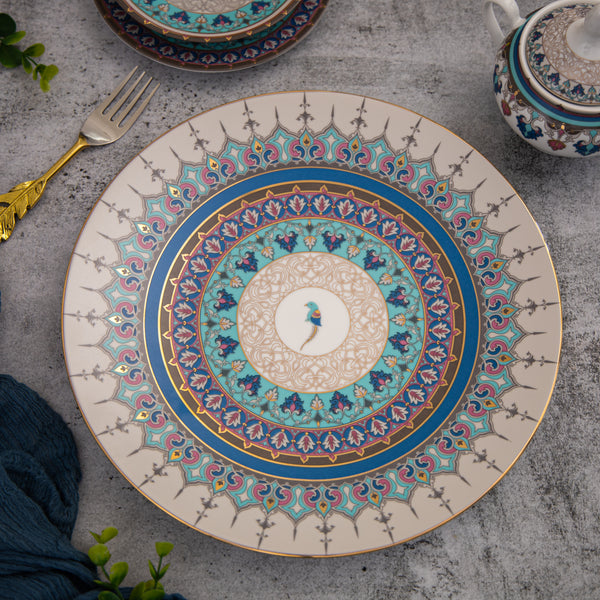 Jamawar Round Platter 12"
