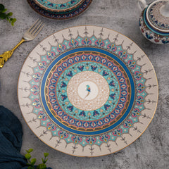 Jamawar Round Platter 12"