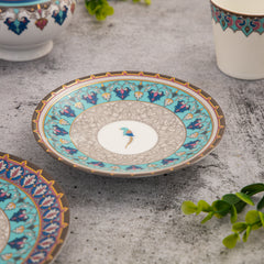 Jamawar Round Cup & Saucer - Set of 6