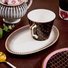 Blossom Oval Cup & Saucer - Set of 6