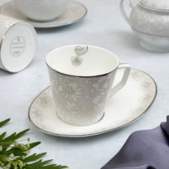 Chantilly Oval Cup & Saucer - Set of 6